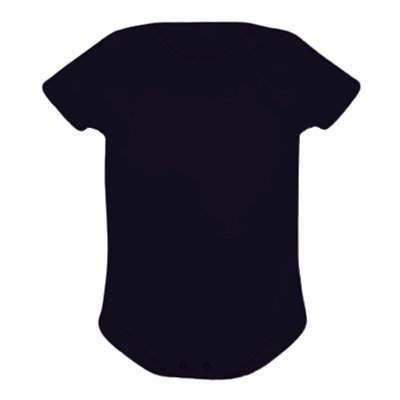 Body preto Infantil do P ao GG (P/ OBM, DTF e Silk)