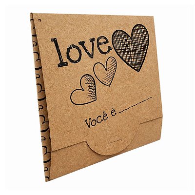 Caixinha Azulejo Craft LOVE 20x20 3 PÇS