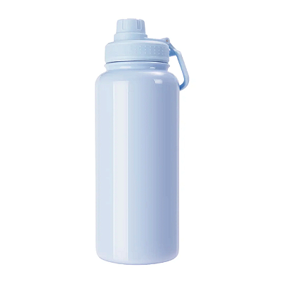 Garrafa Térmica Inox Azul Claro - 900mL