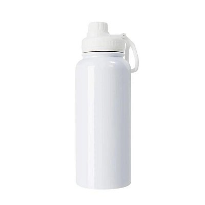 Garrafa Térmica Inox Branca - 900mL