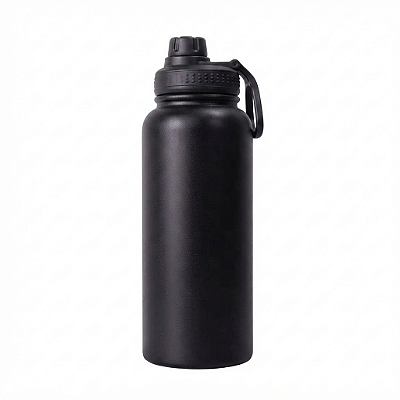Garrafa Térmica Inox Preta - 300mL