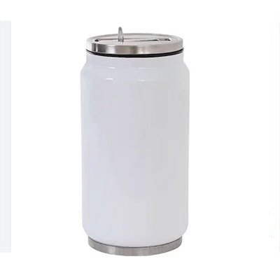 Latinha Térmica Metal Branca - 300mL