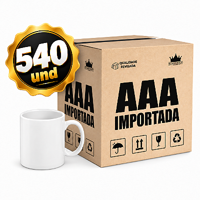 15 Caixas [540un] Caneca Branca #3000 - 325ml