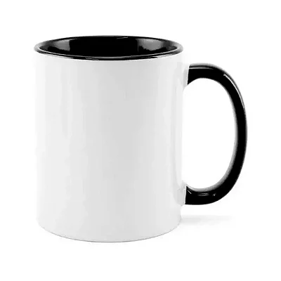CANECA smart 325ML BRANCO ALÇA INTERNA PRETO COD 7455 live
