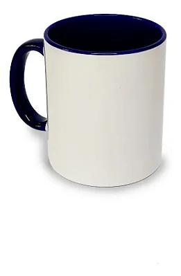 CANECA smart 325ML BRANCO ALÇA INTERNA AZUL ESCURO COD 7459 live