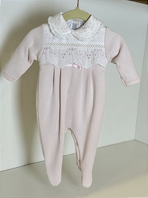 Macacão Bordado + Body Franja