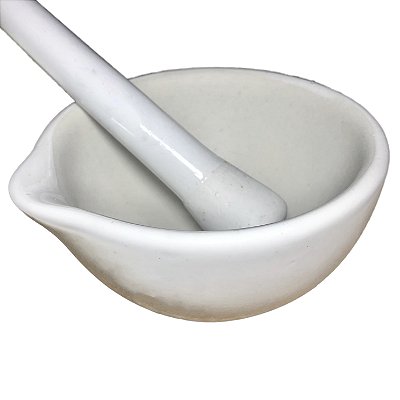 Gral Com Pistilo 305Ml Porcelana Diametro 120Mm