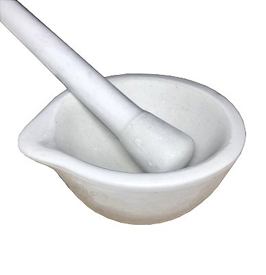 Gral Com Pistilo 60Ml Porcelana Diametro 72Mm