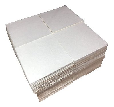 Papel  Filtro Mata Borrão 250G 10,5 X 10,5 Cm Com 1000 Folhas