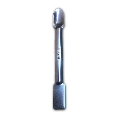 Espatula Com Colher 15Cm Em Chapa De Aco Inox (Metalic)