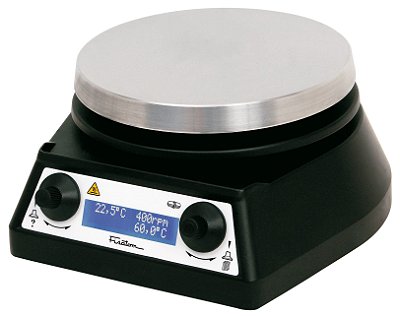 Agitador Magnético Digital Com Aquecimento P/ Até 10L Placa 18cm (120 a 1200 RPM) (Fisatom)