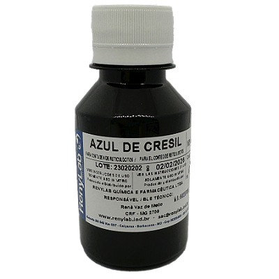 Azul Cresil Brilhante 1% Reticulocitos 100ml (Renylab)