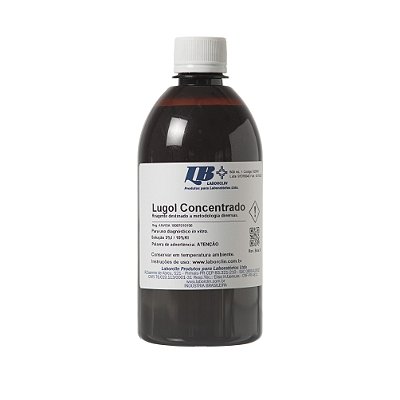 Lugol Forte Concentrado 5%I/10%KI 500ml (Laborclin)