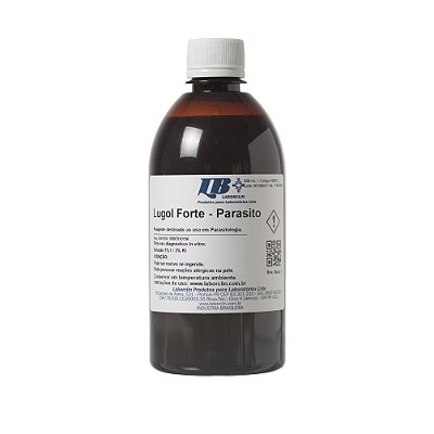 Lugol Forte - Parasito 1%I / 2%KI 500ml (Laborclin)