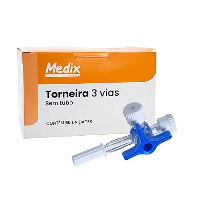 Torneira 3 Vias Sem Tubo Cx C/50un (Medix)