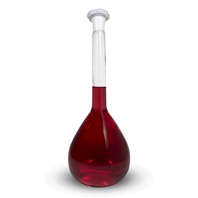 Balão Volumétrico 1000ml Rolha Poli Classe A