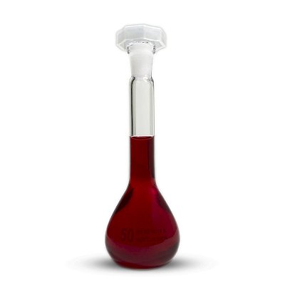 Balão Volumétrico 50ml Rolha Poli Classe A