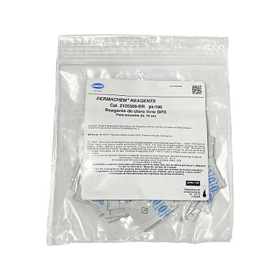 Cloro Livre Reagente Dpd Pp 10ml 100un (Hach)