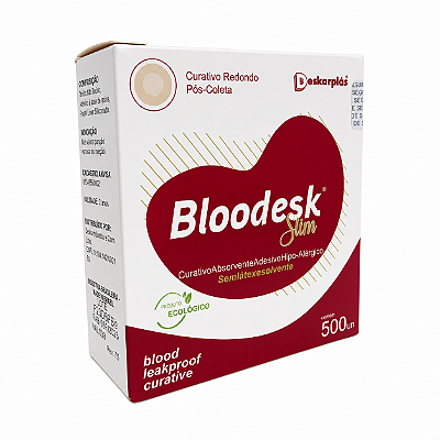 Curativo Pós Coleta De Sangue Bloodesk 500un