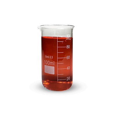 Becker (Bequer) 100Ml Forma Alta (Berzelius) Graduado