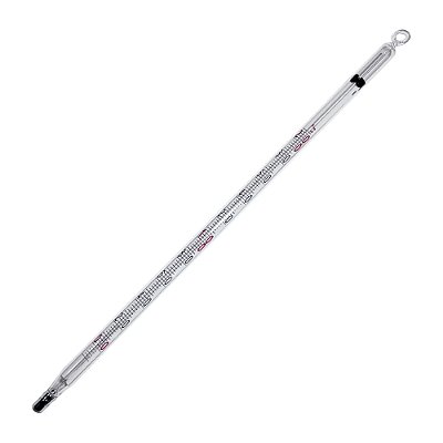 TERMOMETRO QUIMICO DE VIDRO ESC. INT. -10+210:2C HG 260MM X 8-9MM IMERSAO TOTAL (HG)