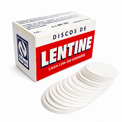 Disco De Lentine Para Uso Em Laticínios Caixa Com 200Un