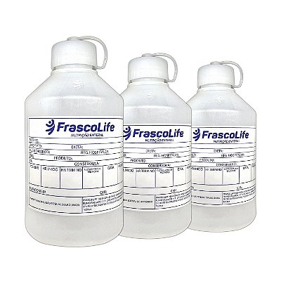Frascos Dieta Nutrição Alimentação Enteral 300ml Kit C/30un