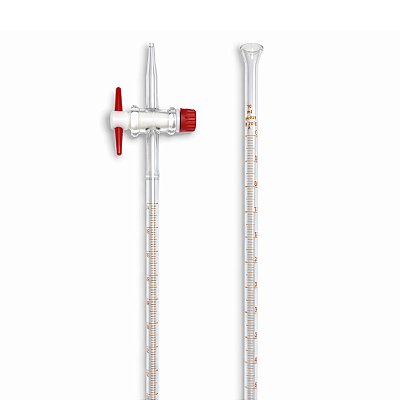 Bureta 10Ml Graduada 1/10 Torneira Teflon