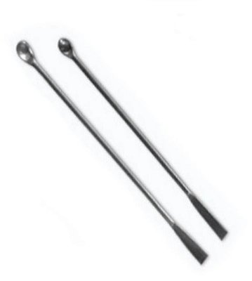 Espatula De Arame C/Colher 25Cm Em Aco Inox 3mm (Metalic)