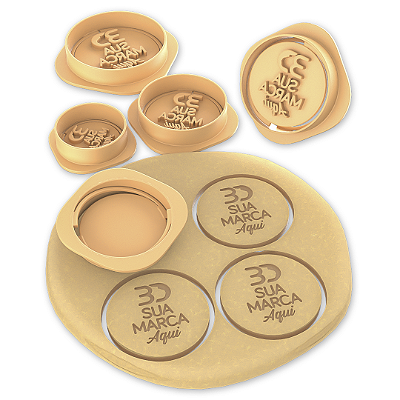 Sweet mark Plus® (Marcador e Cortador de Massas como Pasta americana, biscoitos, etc)