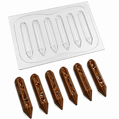 Forma para chocolate LÁPIS GRINGA 3D Premium