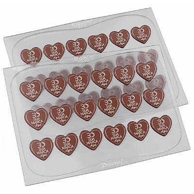 Cocoa form® PLUS Brigadeiro • 24 Cavidades (48 Cavidades no Total)