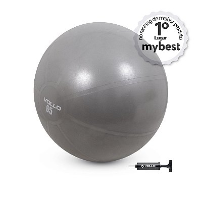 Bola de Pilates 65 cm com bomba de encher (cód R7790)- Bola Suíça - Gym Ball