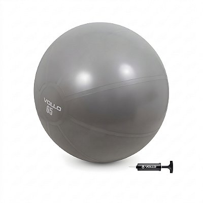 Bola de Pilates 65 cm com bomba de encher (cód R7790)- Bola Suíça - Gym Ball