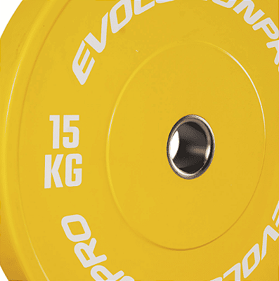 Anilha Bumper Olimpicas Color Evolution Fitness (10,15 e 20 Kg)