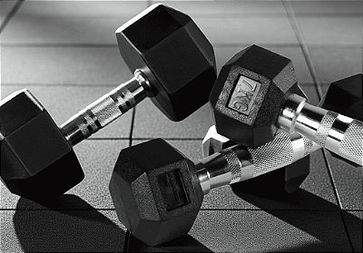 KIT HALTERES DÚCTIL SEXTAVADOS 1 A 10KG PEGADA Cromada Evolution Fitness