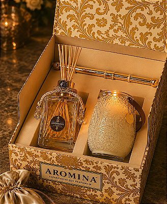 Kit Marrocos | Vela e Aromatizador com varetas 300ml