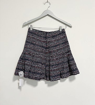 Saia curta tweed Patbo - tam P