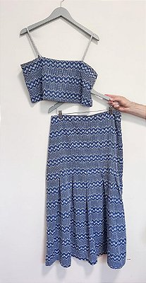 Conjunto laise azul Desnude - tam G