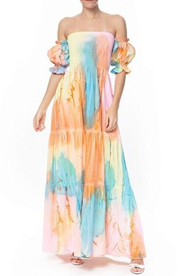 Vestido lastex tie dye Sohostyle - tam P