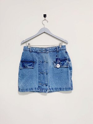 Saia jeans com strass Marrice - tam 42