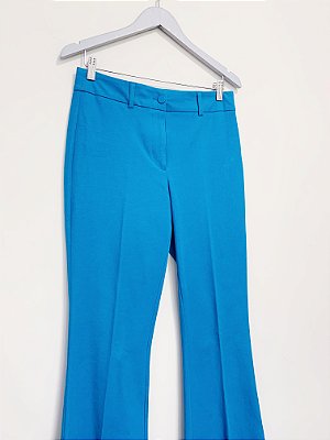 Calça flare azul Le Lis Blanc - tam 38