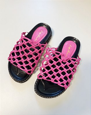 Papete tela rosa Luiza Barcelos - tam 34