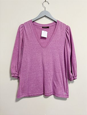 Blusa mescla lilás Mixed - tam G