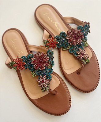 Rasteira pedrarias Luiza Barcelos 39