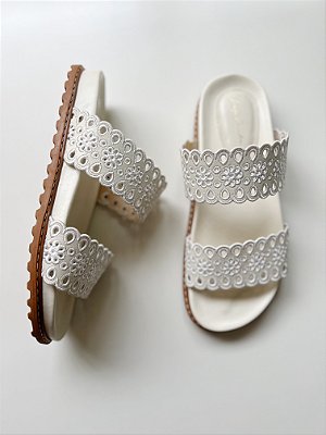 Papete off white laise Luisa Barcelos - Tam 39