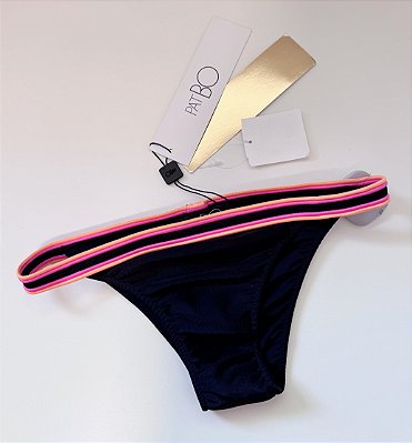 Calcinha biquíni preta PatBo - Tam M