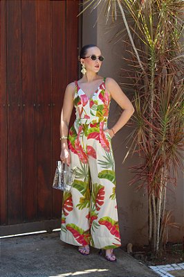 Macacão floral FARM - tam G