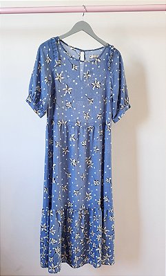Vestido floral azul ANTIX - Tam M
