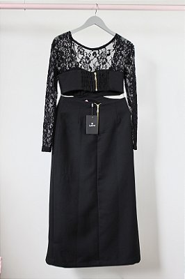 Vestido renda preto Loft 747 - tam PP